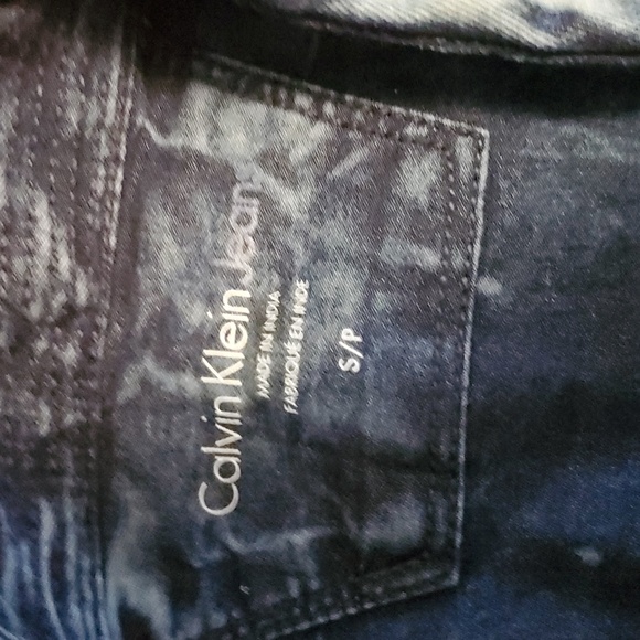 Calvin Klein Men's small Jean shirt - Picture 2 of 5